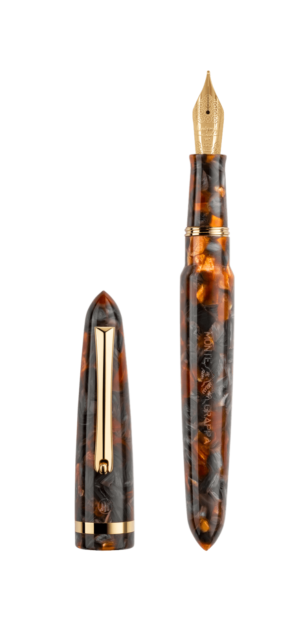 Montegrappa Venetia Plume Agate Fountain Pen 14k Gold nib - ISVEN34J For Sale