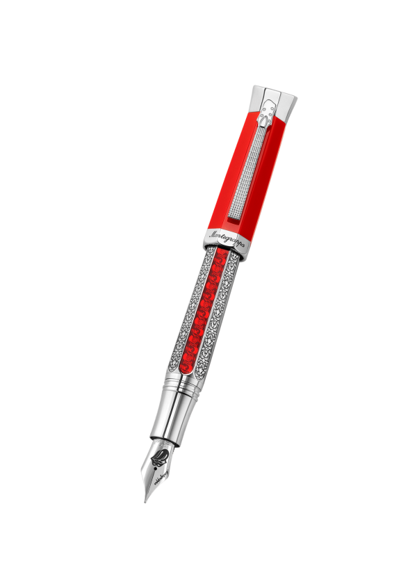 Montegrappa Rolling Stones Legacy 1962 Scarlet Fountain Pen - ISRTN_SR Hot on Sale