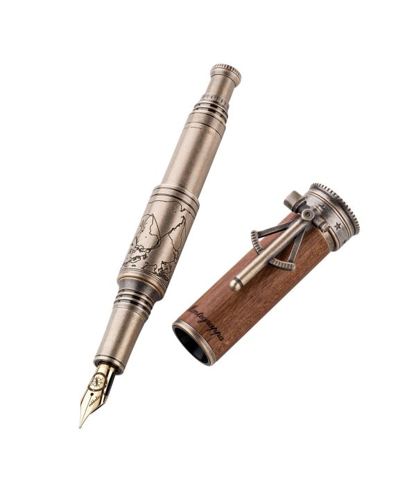 New Montegrappa AGE OF DISCOVERY L.E Fountain Pen - ISDAR3BW Pre order Sale