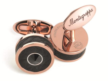 Montegrappa Classic Cufflinks - Rose Gold Sale