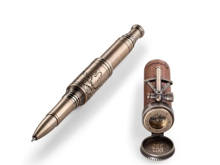 New Montegrappa AGE OF DISCOVERY L.E Rollerball Pen - ISDARRBW Online