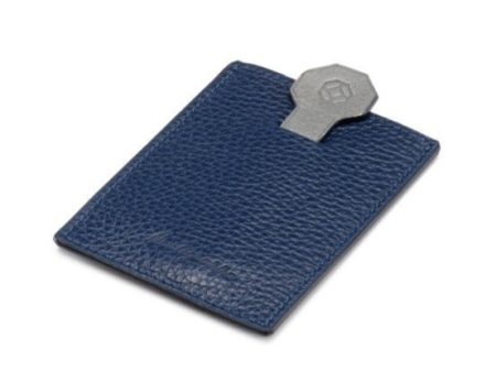 Montegrappa Credit Card Case - Flat - Blue & Grey - A.2066.BJ Online