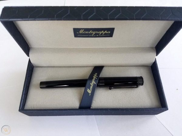 Montegrappa Parola Slim Stealth Black Rollerball - ISWSTRAS Sale