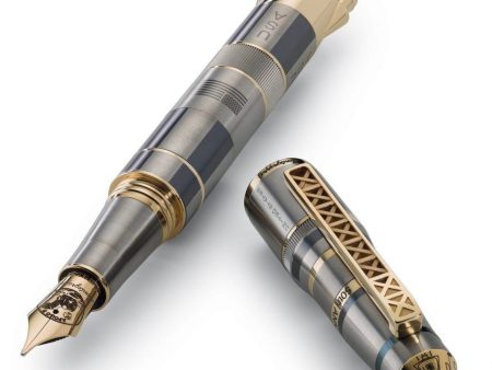 Moon Landing s 50th Anniversary Limited Edition  Fountain Pen Titanium, 18K Solid gold -ISMLN3GL For Discount