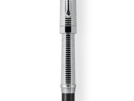 Montegrappa Nero Uno All Metal Fountain Pen,  Paladium  - ISNUC3AM - 1 LEFT IN STOCK For Cheap