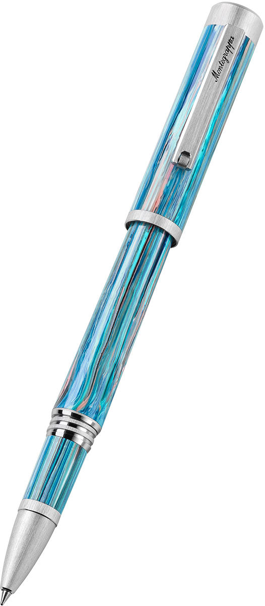 Montegrappa Zero Zodiac Taurus Rollerball Pen, Palladium IP -  ISZEZRIP_A1 For Cheap