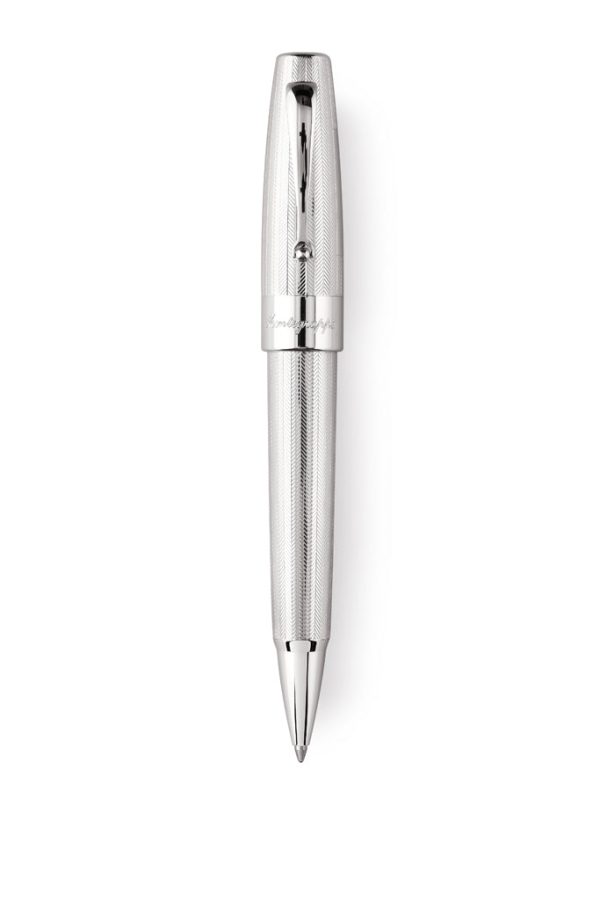 Montegrappa Extra Argento Silver  Ballpoint Pen - ISEXNBSE Online now