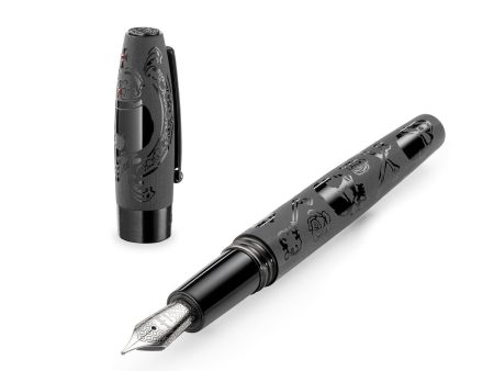 Montegrappa Crowned Skull Fountain Pen - ISFOS3LN Discount