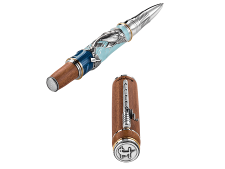 Montegrappa Old man and the Sea Silver - Rollerball  ISOSNRSS For Sale