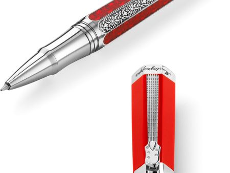 Montegrappa Rolling Stones Legacy 1962 Scarlet Rollerball Pen -ISRTNRSR Hot on Sale