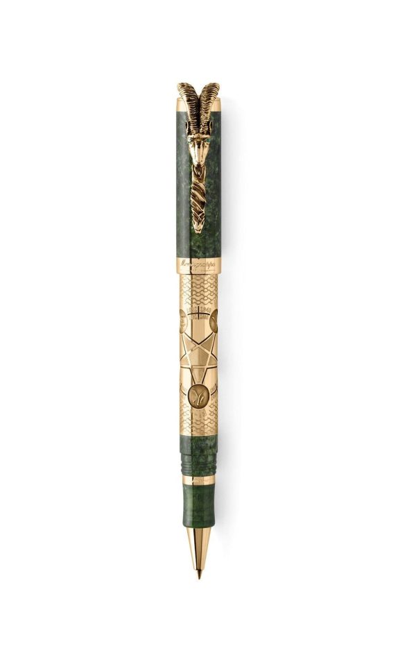 Montegrappa Goat 2015 - 18k Solid Gold Rollerball Pen Online Hot Sale