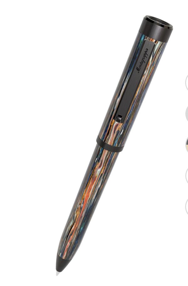 Montegrappa Zero Custom Scream Ballpoint Pen  Ultra black trim - ISZETBR For Cheap