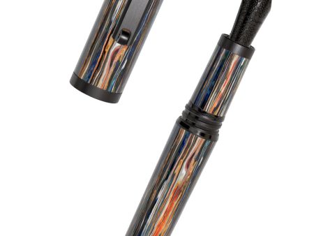 Montegrappa Zero Custom Scream Fountain Pen Ultra black trim - ISZETSC on Sale