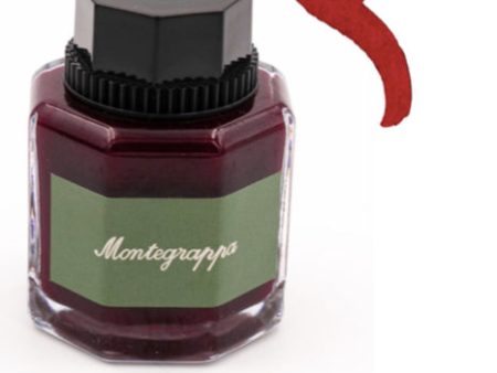 Montegrappa Ink Bottle - Red -  IA02BZIR Online now