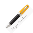 Montegrappa Miya Carbon Ballpoint - Yellow - ISMYTBFY Supply