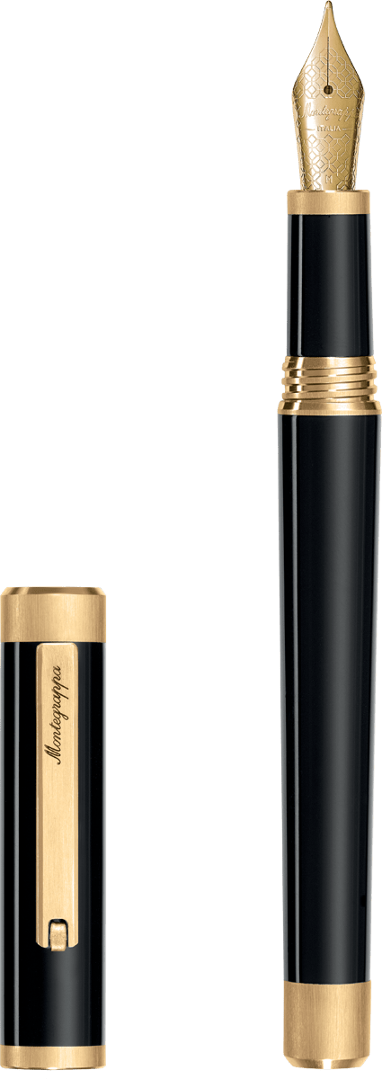 Montegrappa Zero Fountain Pen Yellow Gold Plated Steel Nib  - ISZEI3IY Online now