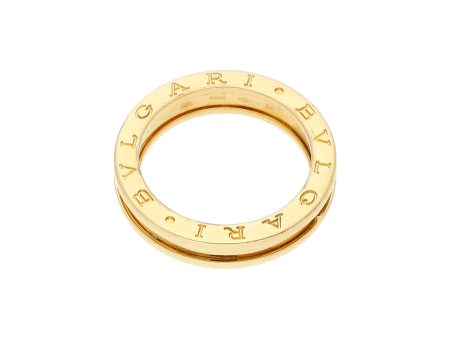 Argolla diseño especial firma Bvlgari en oro amarillo 18 kilates. Online