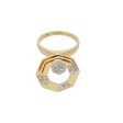 Anillo giratorio con diamantes en oro amarillo 14 kilates. Supply