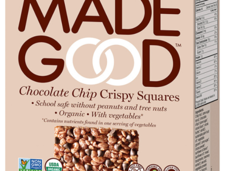 MadeGood Chocolate Chip Crispy Squares (6 Bars) Supply