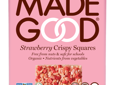 Made Good Strawberry Crispy Squares (6 Bars) Online