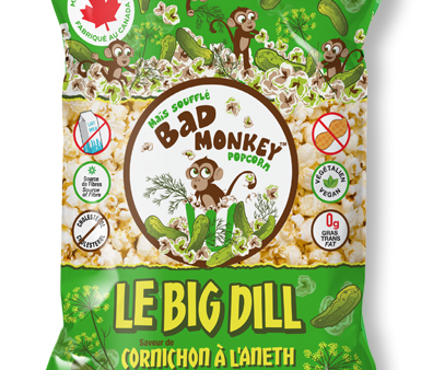 Bad Monkey Popcorn Dill Pickle (300g) Online Sale