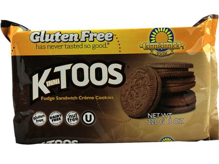 Kinnikinnick KinniToos Fudge Sandwich Creme Cookies (220g) Supply